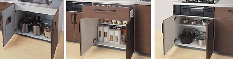 標準品:開き扉プラン