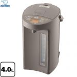 象印 マイコン沸とう VE電気まほうびん 電気ケトル・ポット 電気ポット 容量：4.0L  ライトブラウン ≪CV-GC40-TL≫