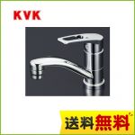KVK 洗面水栓 シングルレバー式混合栓 洗面用 泡沫 逆止弁 省施工仕様 取付穴径(mm):φ36～38 【パッキン無料プレゼント!(希望者のみ)】 【送料無料】≪KM7011T≫