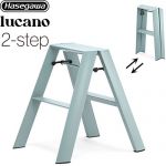 長谷川工業 lucano ルカーノ はしご・脚立 2-step（2段） 最大使用質量：100kg  ダスティミント 【直送 代引・時間指定 不可】 ≪ML2.0-2(DM)≫