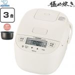 象印 極め炊き 炊飯器 マイコン炊飯ジャー 0.09～0.54L（0.5～3合）  ソフトホワイト ≪NL-BF05-WZ≫