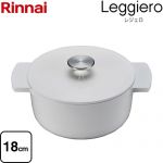 リンナイ Leggiero レジェロ ビルトインコンロ部材 RBO-MN18A-WH