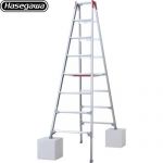 長谷川工業 はしご・脚立 伸縮脚立 RYZ 8段 最大使用質量：100kg  【直送 代引・時間指定 不可】 ≪RYZ-24d≫