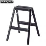 長谷川工業 はしご・脚立 踏台 SE 2段 最大使用質量：100kg  ブラック 【直送 代引・時間指定 不可】 ≪SE-6a(BK)≫
