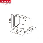 クリナップ L形ダクト レンジフード部材 ≪ZZLD15≫