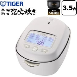 タイガー 土鍋圧力IHジャー炊飯器 炊きたて 炊飯器 JRX-S060-WS