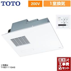 TOTO 取り替え三乾王　TYB3100シリーズ 浴室換気乾燥暖房器 TYB3121GAS 工事セット