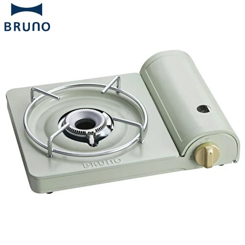 BRUNO カセットコンロスリム カセットコンロ 対応サイズ：目安として土鍋9号まで 出力：3.5kW  グリーン ≪BOE095-GR≫