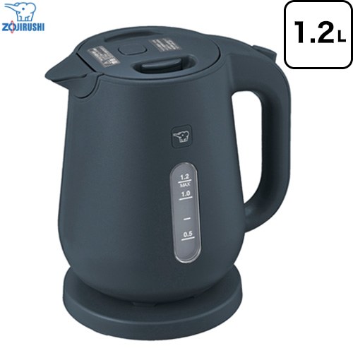 象印 電気ケトル・ポット 電気ケトル 定格容量（L）：1.2L  ソフトブラック ≪CK-VB12-BM≫