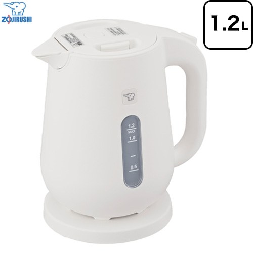 象印 電気ケトル・ポット 電気ケトル 定格容量（L）：1.2L  ホワイト ≪CK-VB12-WA≫