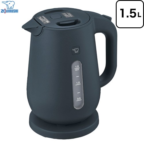 象印 電気ケトル・ポット 電気ケトル 定格容量（L）：1.5L  ソフトブラック ≪CK-VB15-BM≫