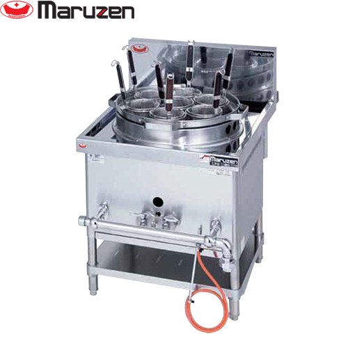 マルゼン 外管式標準型中華レンジ MRSシリーズ 業務用厨房機器 1口レンジ 釜配置：ゆで麺  【メーカー直送品】【代引・土日祝配送・時間指定 不可】【都市ガス】 ≪MRS-171E-13A≫