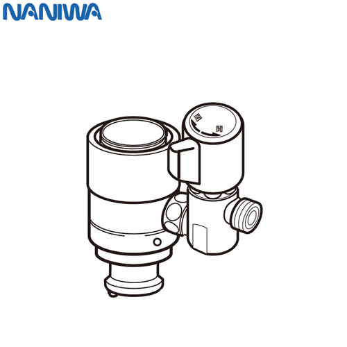 ナニワ製作所 分岐水栓 シングル分岐水栓 LIXIL製シングルレバー式(デッキタイプ) ≪NSP-SXP8≫