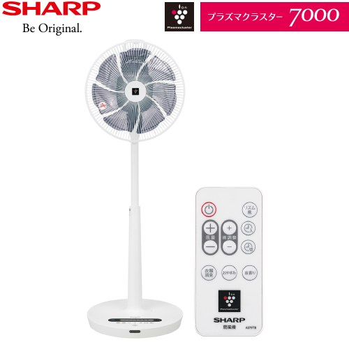 シャーププラズマクラスターDCモーター扇風機 PJ-R3DS-W シャープ 生活