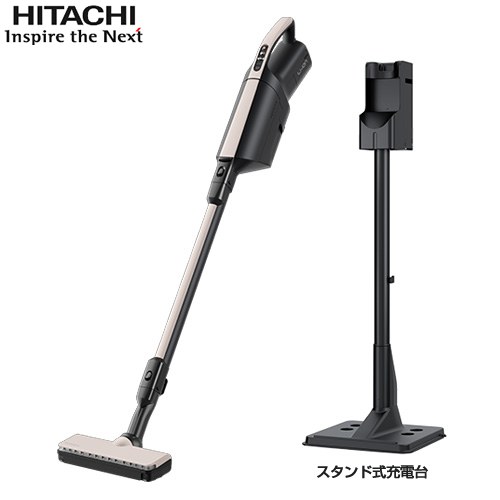 日立 スティッククリーナー（コードレス式）かるパックスティック 掃除機 紙パック式 0.6L  ベージュ ≪PKV-BK50P-C≫
